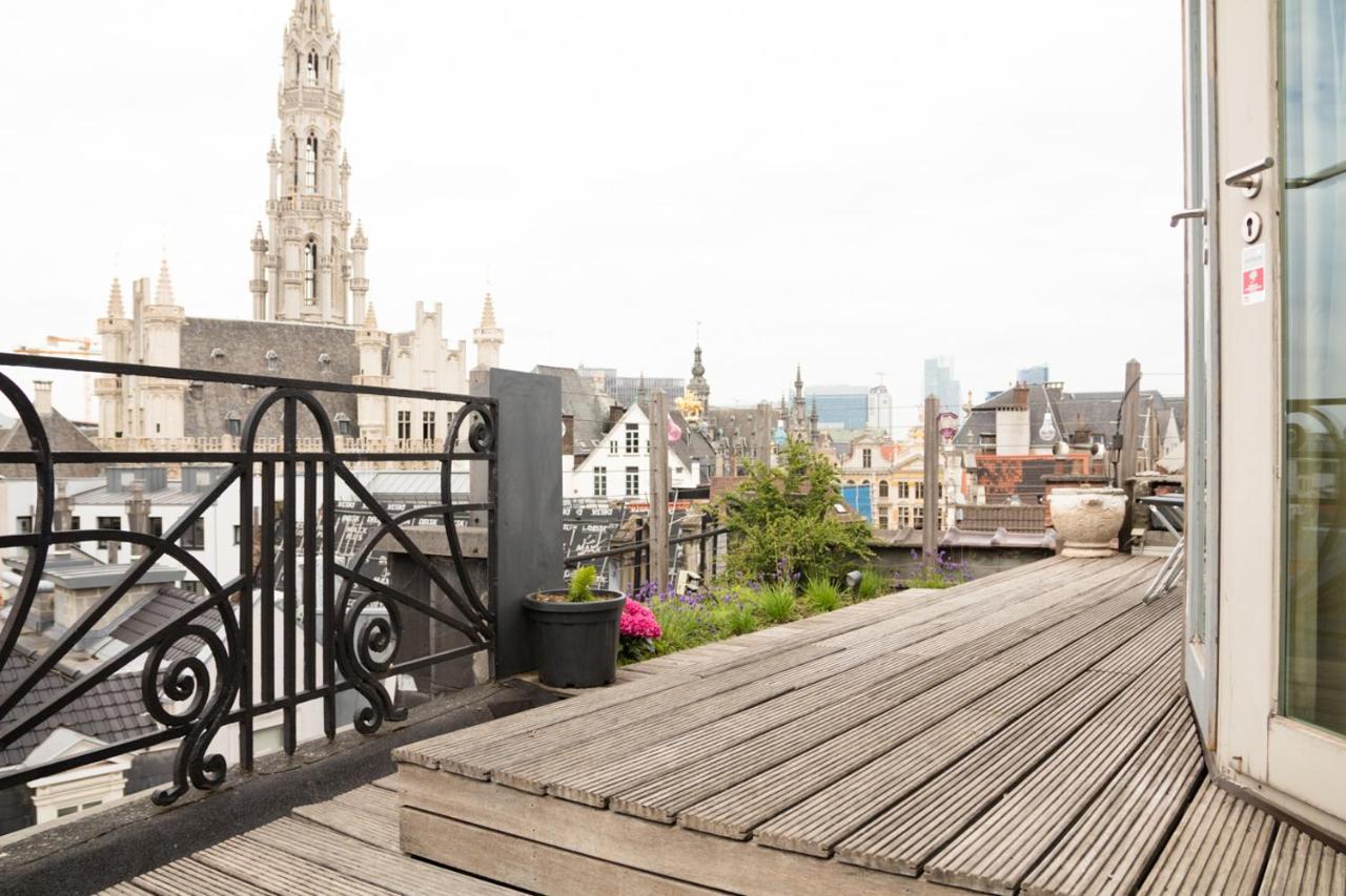 Duplex Dernier Etage Avec Terasse A Deux Pas De La Grand Place Bruxelles Eksteriør billede